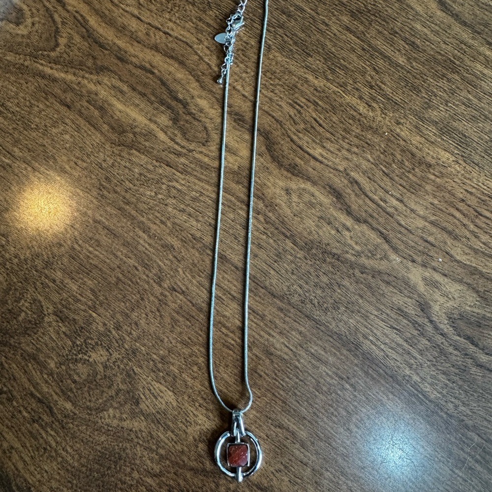 Lia Sophia Silver Snake Chain Necklace